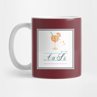 Aperol Spritz Queer Alphabet Card Mug